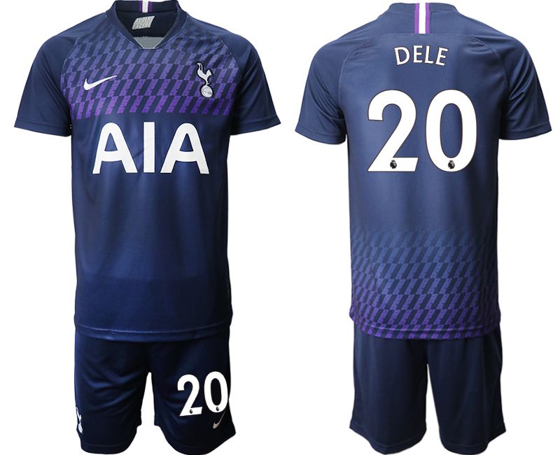 Men 2019-2020 club Tottenham Hotspur away #20 blue Soccer Jerseys